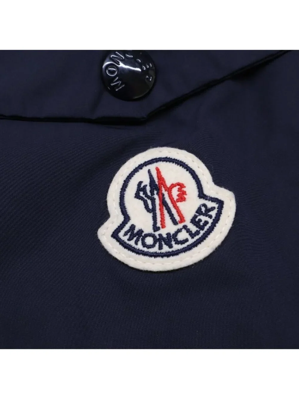 Moncler Nylon Hoodie Navy
